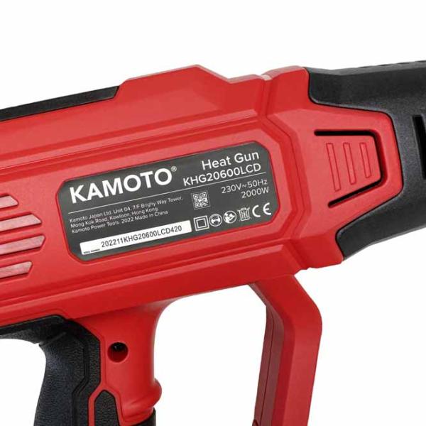 Строительный фен Kamoto KHG20600LCD 2000 Вт / Красный photo 7