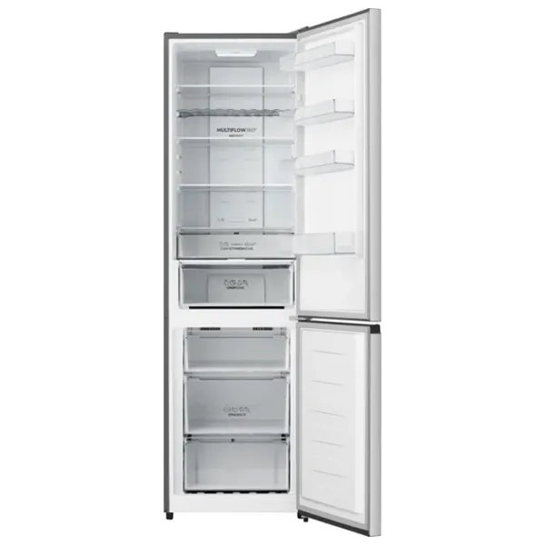 Frigider Gorenje NRK620EAXL4 cu congelator jos 336 l / 200.4 cm / Inox photo 2