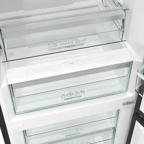 Frigider Gorenje NRK620EAXL4 cu congelator jos 336 l / 200.4 cm / Inox photo 4