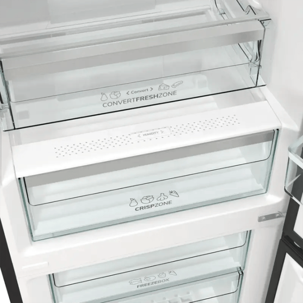 Frigider Gorenje NRK620EAXL4 cu congelator jos 336 l / 200.4 cm / Inox photo 4