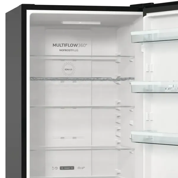 Frigider Gorenje NRK620EAXL4 cu congelator jos 336 l / 200.4 cm / Inox photo 5