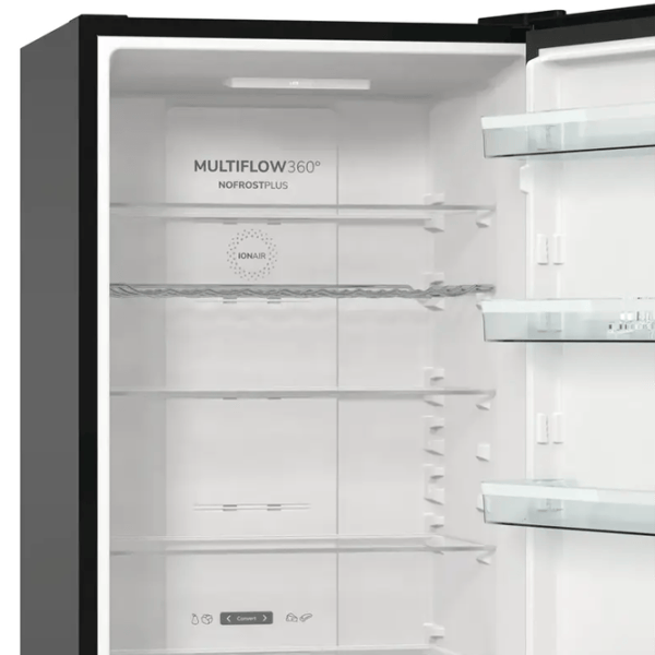 Frigider Gorenje NRK620EAXL4 cu congelator jos 336 l / 200.4 cm / Inox photo 5
