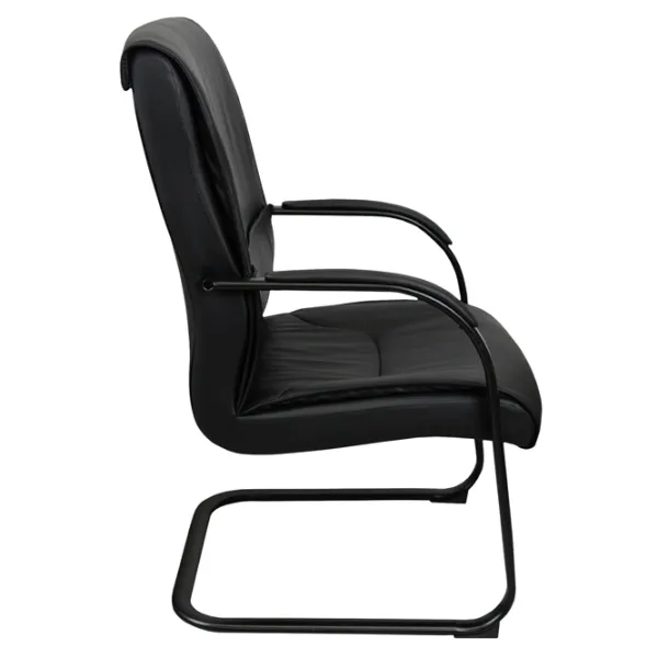 Scaun de birou DecoPrim Vento B-6014 Spumă poliuretanică/ Black  photo 3
