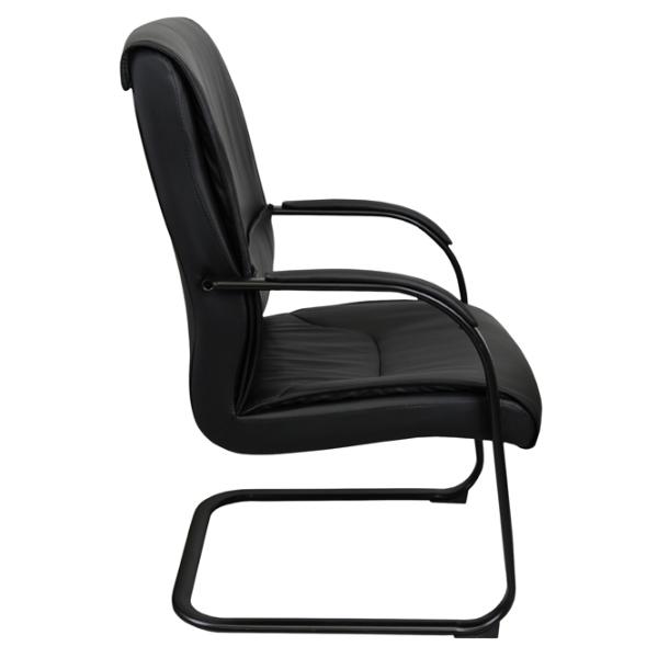 Scaun de birou DecoPrim Vento B-6014 Spumă poliuretanică/ Black  photo 3