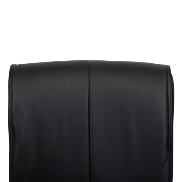 Scaun de birou DecoPrim Vento B-6014 Spumă poliuretanică/ Black  photo 6