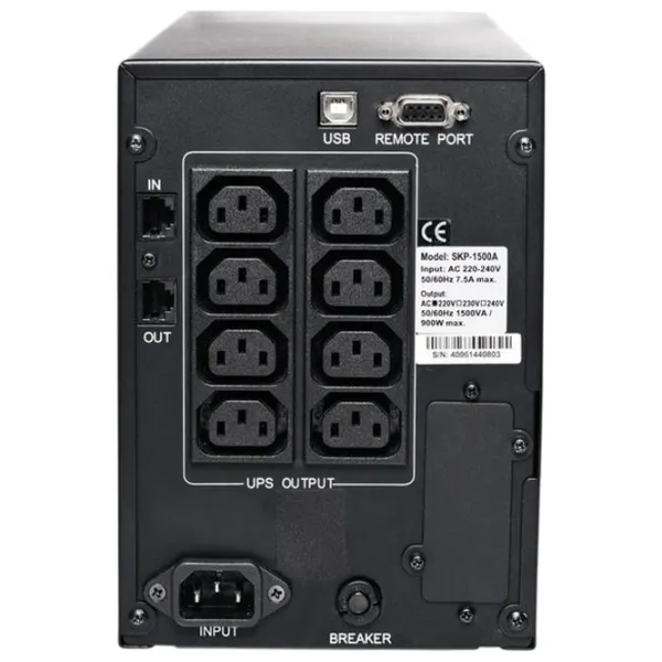 UPS PowerCom SPT-1500 Black photo 2