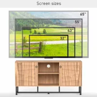 Comodă TV Barkan C12036WLO 60 x 120 x 36 / Lemn photo 2