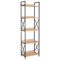 Стеллаж DecoPrim Karl 177 x 51 x 30см cm / Металл / Black