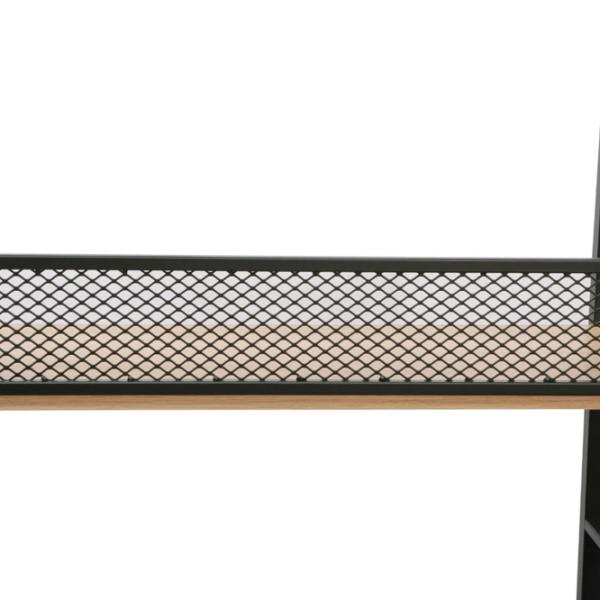Etajeră DecoPrim Brick 187 x 60 x 28 cm / Metal / Black photo 4