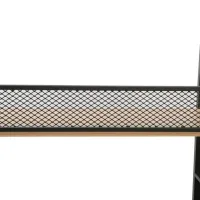 Etajeră DecoPrim Brick 187 x 60 x 28 cm / Metal / Black photo 4