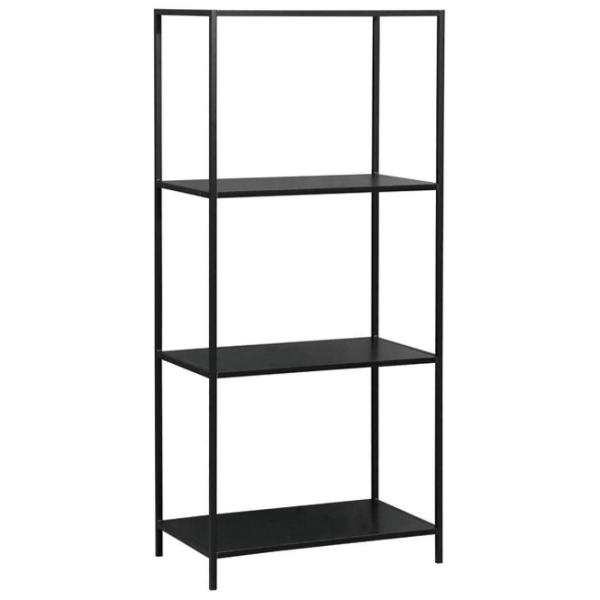 Стеллаж DecoPrim Cona 4 110.5 x 50 x 30см cm / Металл / Black photo 1