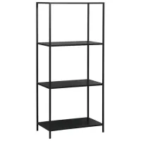 Стеллаж DecoPrim Cona 4 110.5 x 50 x 30см cm / Металл / Black
