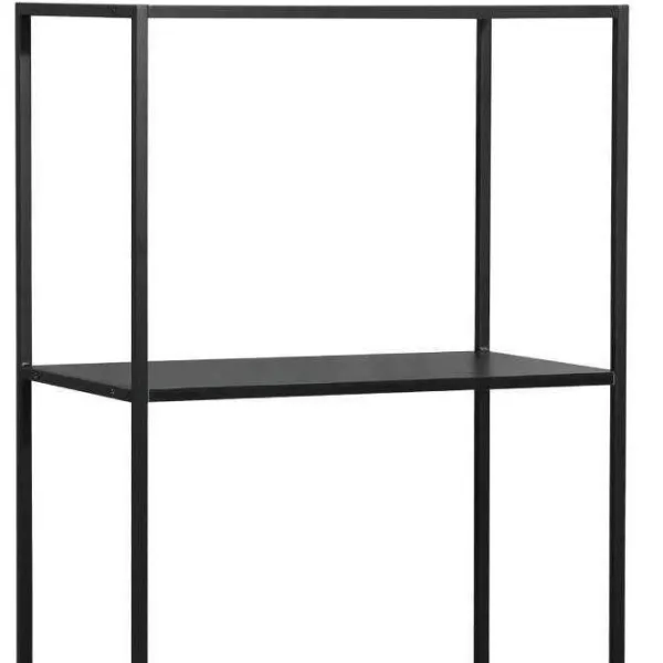 Стеллаж DecoPrim Cona 4 110.5 x 50 x 30см cm / Металл / Black photo 4