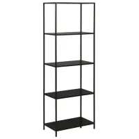 Стеллаж DecoPrim Cona 5 145.5 x 50 x 30см cm / Металл / Black
