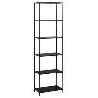 Стеллаж DecoPrim Cona 6 180 x 50 x 30см cm / Металл / Black