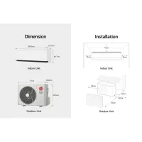 Кондиционер LG Deluxe Pro 18000 БТЕ / 50 м2 / Белый photo 11