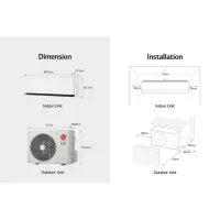 Кондиционер LG Deluxe Pro 12000 БТЕ / 35 м² / Белый photo 11