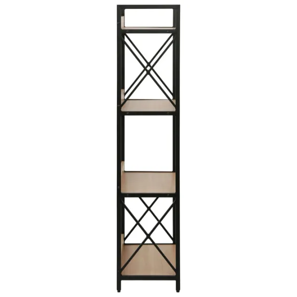 Стеллаж DecoPrim Karl 4 137.5 x 51 x 30см cm / ЛДСП / Black photo 2