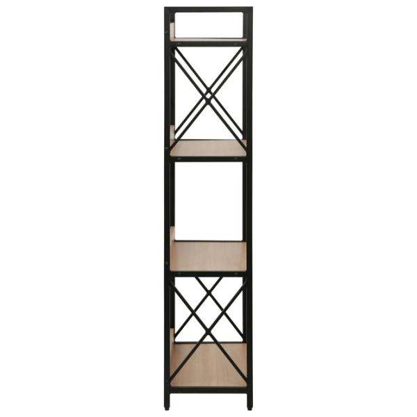Стеллаж DecoPrim Karl 4 137.5 x 51 x 30см cm / ЛДСП / Black photo 2