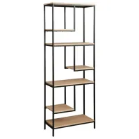 Etajeră DecoPrim Aries Plus 176.5 x 63.5 x 30.5 cm / PAL / Black