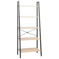 Etajeră DecoPrim Azalia 5 164 x 64 x 34 cm / PAL / Black