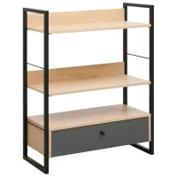 Etajeră DecoPrim Alto 3 90 x 70 x 30 cm / PAL / Black
