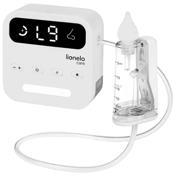 Aspirator nazal Lionelo Baby Air Flow 1500 mAh / White photo 1