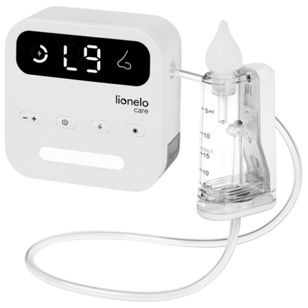 Aspirator nazal Lionelo Baby Air Flow 1500 mAh / White photo 1