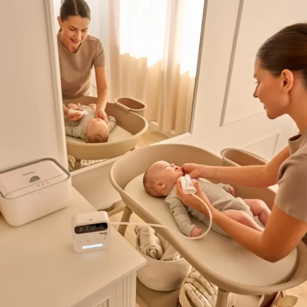 Aspirator nazal Lionelo Baby Air Flow 1500 mAh / White photo 9