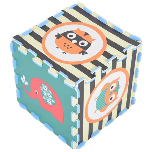 Covoraș puzzle Moni Elephant & Owl EVA / 1+ photo 2