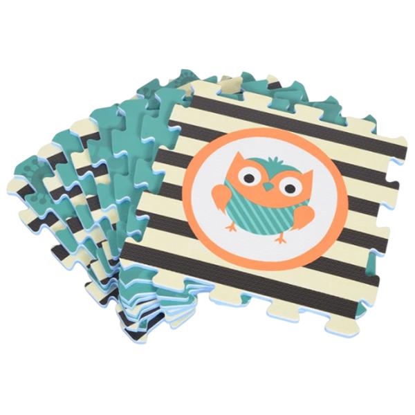 Covoraș puzzle Moni Elephant & Owl EVA / 1+ photo 4