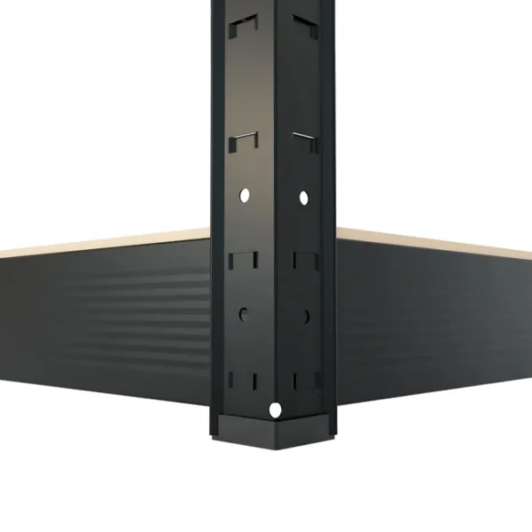 Etajeră Xenos PowerLine Black / MDF photo 3