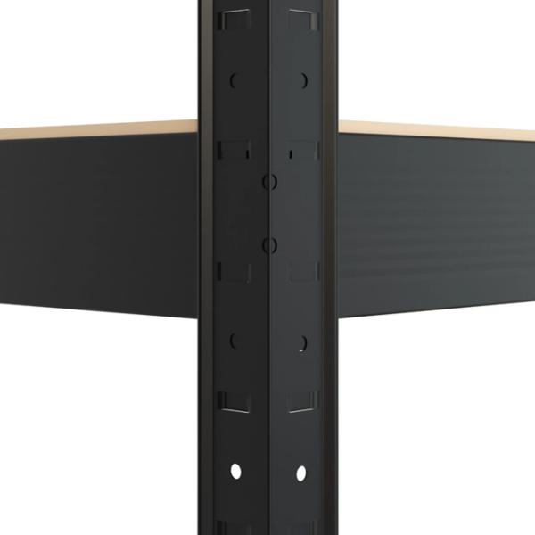 Etajeră Xenos PowerLine Black / MDF photo 4