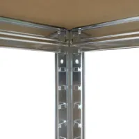 Стеллаж Xenos SmartLine Серебряный / МДФ photo 3