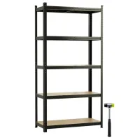 Etajeră Xenos SmartLine Black / MDF