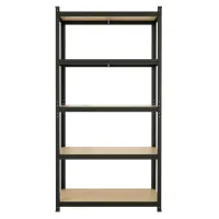 Etajeră Xenos SmartLine Black / MDF photo 2