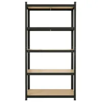 Etajeră Xenos SmartLine Black / MDF photo 3