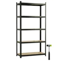 Etajeră Xenos SmartLine Black / MDF