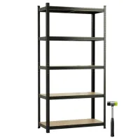 Etajeră Xenos StrongLine Black / MDF