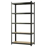 Etajeră Xenos StrongLine Black / MDF photo 3