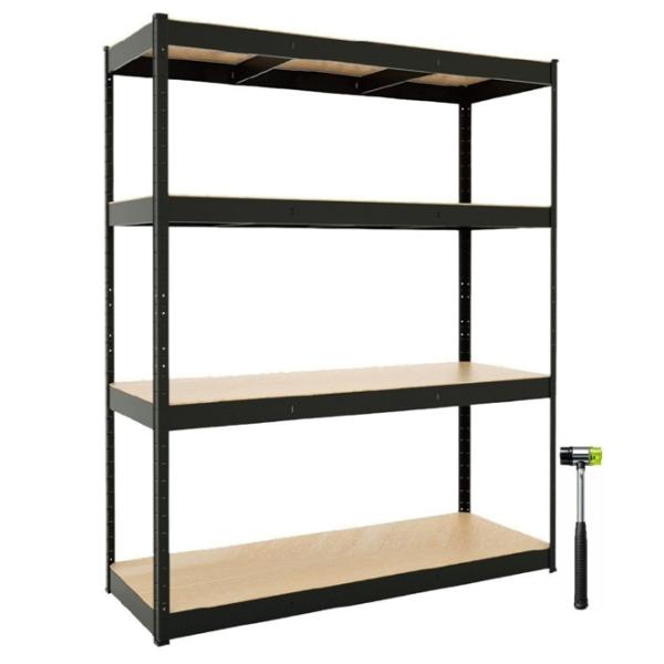 Etajeră Xenos StrongLine Black / MDF photo 1