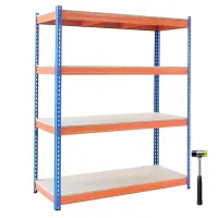 Etajeră Xenos StrongLine Blue Orange / MDF