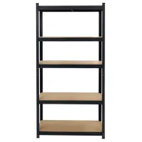 Etajeră Xenos StrongLine Black / MDF photo 2