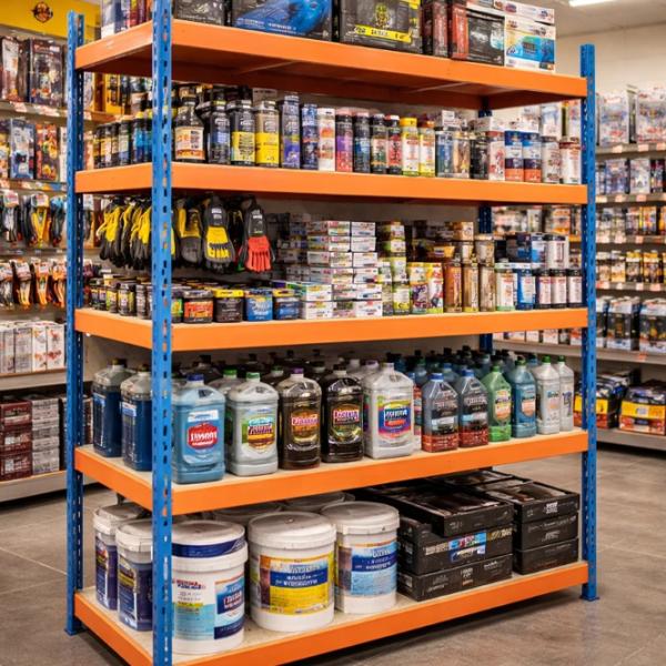 Etajeră Xenos StrongLine Blue Orange / MDF photo 5