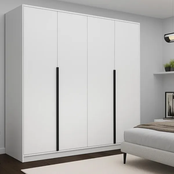 Шкаф Nex Home Urban 240 x 52см x 220 / ЛДСП / White photo 1