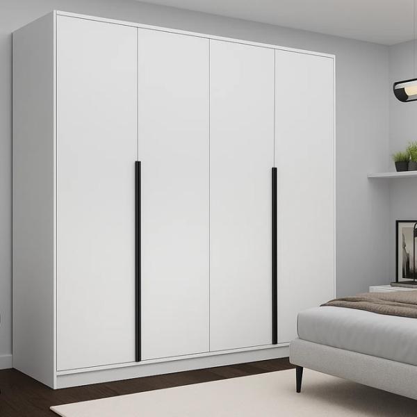 Шкаф Nex Home Urban 240 x 52см x 220 / ЛДСП / White photo 1