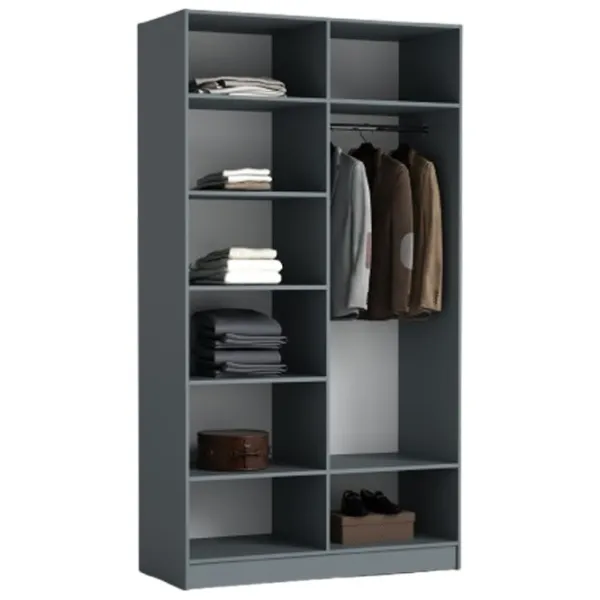 Шкаф Nex Home Urban 120 x 52см x 220 / ЛДСП / Antracit photo 2