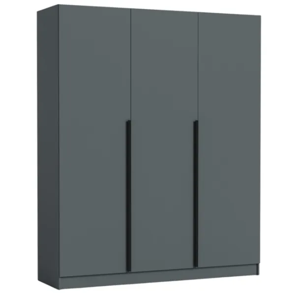 Шкаф Nex Home Urban 180 x 52см x 220 / ЛДСП / Antracit photo 1