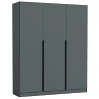 Шкаф Nex Home Urban 180 x 52см x 220 / ЛДСП / Antracit