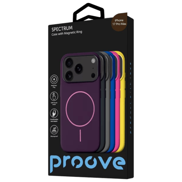Husă pentru smartphone Apple iPhone 17 Pro Max Proove / MagSafe Back / TPU / Choco Mousse photo 3